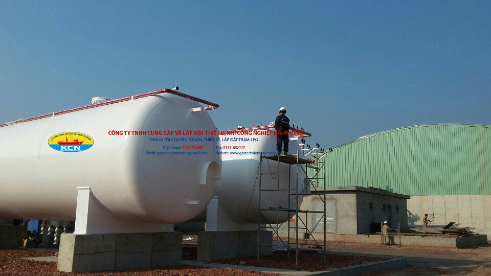 Lắp đặt trạm LPG -100T